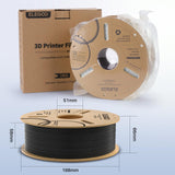 ELEGOO PLA Plus Filament 1.75mm Brown 1KG, PLA+ Tougher and Stronger 3D Printer Filament Pro Dimensional Accuracy +/- 0.02mm, 1kg Spool(2.2lbs) Fits for Most FDM 3D Printers ELEGOO