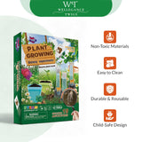 STEM Plant Growing Kit for Kids Ages 8–12 | 19 Hands-On Science Experiments | Learn Transpiration, Hydroponics & More | Grow with Seeds from Your Kitchen | Perfect for School & Home Projects Wellegance Twigs