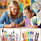 Vodolo Electric Paint Brush Cleaner Machine,Easy Premium paintbrush Cleaner Professional Automatic Spinning Water Color Brush Cleaning Tool Cleanser Machine,Painting Artist Accessories Vodolo