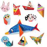 AluAbi Origami Kit for Kids, 144 Sheets Double Sided Origami Paper with Guiding Book, 72 Patterns Origami Set for Kids AluAbi