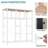 YITAHOME Dresser with 9 Drawers - Fabric Storage Tower, Tall Chest Organizer Unit for Living Room, Entryway with Sturdy Steel Frame, Wooden Top, Cream YITAHOME