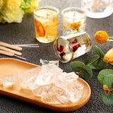 MTLEE 6 lb Gel Wax for Candle Making, Clear Jelly Candle Wax with Wooden Candle Wick Centering Device for DIY Candle Making Supplies MTLEE