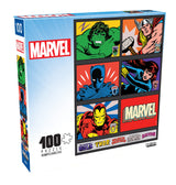 Buffalo Games - Marvel -– Avengers - 100 Piece Jigsaw Puzzle for Families -Challenging Puzzle Perfect for Game Nights - Finished Size is 15.00 x 11.00 Buffalo Games