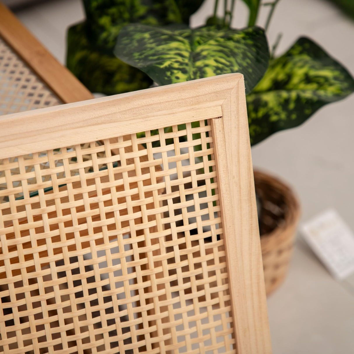 Unfinished Wooden Box with 8 Compartments for Crafts, Organizing, Storage and DIY, Unpainted Wooden Storage Box 13" x 13" x 3" in (16 Compartments) JJSQYLAN