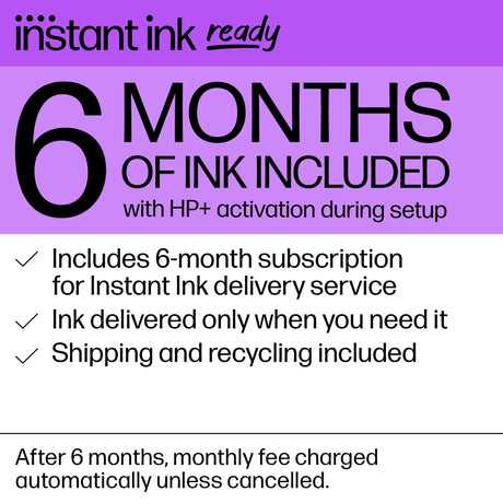 HP ENVY Inspire 7958e Wireless All-in-One Color Inkjet Printer, Print, scan, copy, Duplex printing best-for-home, 3 months of ink included (327A7A) HP