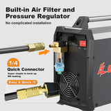 GZ GUOZHI Plasma Cutter, [Large LED Display] 50Amps Cutter Machine with 110/220V Dual Voltage DC Inverter IGBT 1/2 Inch Clean Cut Post Flow and 2T/4T, for Beginners DIY GZ GUOZHI