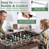 Giantex 54” Foosball Table, Foosball Table Adult Size with 2 Balls, Wood Football Table, Arcade Soccer Table Game for Kids, Game Room, Home, Office, Party Giantex