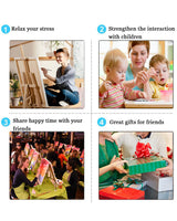 TOCARE Mountains Paint by Numbers Kit for Adults Nature,Adult Paint by Number Mountain Lake,Acrylic Adults' Paint-by-Number Kits Canvas 16x20Inch TOCARE