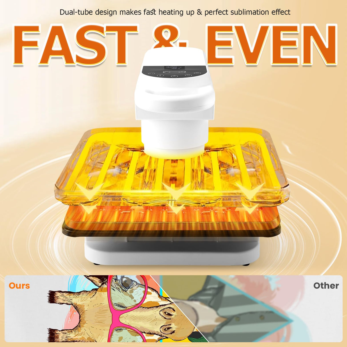 AKEYDIY New 15x15 Swivel Auto Heat Press Machine for T-Shirts, 360° Swing Away Heat Press with Auto Press Release, Heat Up Fast (One-Workstation) AKEYDIY