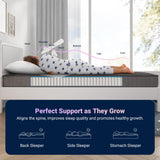 Avenco Full Size Mattress, 8 Inch Full Mattress in a Box, Medium Firm Hybrid Mattresses with Smarts™ Coil and Gel Memory Foam for Cool Night Sleep & Pressure Relief, CertiPUR-US Certified Avenco