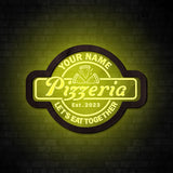 Pizza Neon Sign, Pizza LED Sign, Pizza Light Sign, Pizzeria Neon Sign, Pizzeria Wall Decor, Italian Restaurant Decor, Personalized LED Sign zouwii