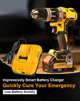 DCB112 20V MAX Battery Charger Replacement for Dewalt Battery Charger, Compatible with Dewalt 12V-20V Battery COOMYXIN