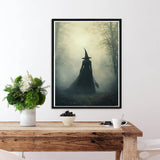 EATUKYIC 5D Diamond Painting Kit Enchanted Witch of The Forest Diamond Kit, Diamond Art Landscape DIY Full Diamonds, Crystal Craft Cross Stitch Wall Decoration 12x16 Inch EATUKYIC