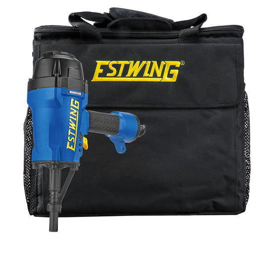 Estwing ESSCP Pneumatic 3" Single Pin Concrete Nailer with 1/4" NPT Industrial Swivel Fitting and Bag - WoodArtSupply