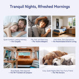 ELEMUSE King Mattress Topper for Back Pain, Extra Thick Mattress Pad Cover, Plush Soft Pillowtop with Elastic Deep Pocket, Overfilled Down Alternative Filling ELEMUSE