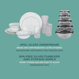 Gibson Home 74 Piece Kitchen in a Box Pots and Pans Cookware, Plates and Bowls Dinnerware, Cutlery Knife Block, Flatware Utensils, Kitchen Tools & Gadgets, Kitchen Storage, Glasses Set Gibson Home