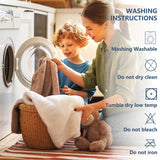 CozyLux Queen Size Mattress Pad Pillow Top Cotton Cooling Mattress Topper 8-21" Deep Pocket Mattress Cover Quilted Fitted Cooling 450GSM Mattress Protector (60x80 inch,White) CozyLux