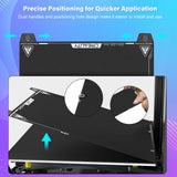 Creality Official Ender 3 V3 SE Build Plate Spring Steel Platform Plate Kit Textured PEI Sheet 235x235mm for Ender 3 Pro/Ender 5 Pro/Ender-3 S1 Pro/Ender-3 V2 Neo/Ender-3 V3 KE//K1/K1C 3D Printer Creality