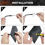 XYK Helping Hands Soldering Station, Soldering Kit, Third Hand Soldering Tool 4 Flexible Arms Helping Hands for Electronic Repair Soldering Jewelry Crafts XYK