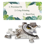 Owl Bird Puzzles for Adults, Animal Art Jigsaw Puzzles 1000 Pieces, Fantasy Forest Painting Puzzle BBOLDIN
