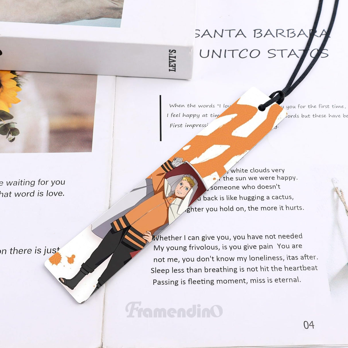 Framendino, 5 Pack Sublimation Leather Bookmarks Heat Transfer Leather Bookmarks Blank Bookmark for DIY Crafts Framendino