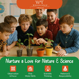 STEM Plant Growing Kit for Kids Ages 8–12 | 19 Hands-On Science Experiments | Learn Transpiration, Hydroponics & More | Grow with Seeds from Your Kitchen | Perfect for School & Home Projects Wellegance Twigs