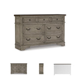 Signature Design by Ashley Londenbay Classic Farmhouse 7 Drawer Dresser, Brown & Gray Signature Design by Ashley