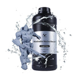 NOVA3D Water Washable Mecha ABS-Like 3D Printer Resin, 405nm High Precision LCD UV-Curing 3D Printing Resin, Low Odor, Photopolymer Resin for /8K/12K Capable LCD DLP 3D Printers(Grey, 1kg) NOVA3D