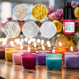 Candle Dye - 32 Colors Candle Wax Dyes, Highly Concentrated Candle Color Dye, Oil-Based Liquid Candle Dye for Soy Wax, Candle Making - 5ml Each HOMY ARTY