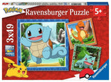 Ravensburger Classic Pokemon Jigsaw Puzzles for Kids Age 5 Years Up - 3X 49 Pieces Ravensburger