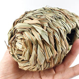 TIHOOD 4PCS 9.2 x 4 Inches Hand Woven Hummingbird House,Bird Hut and Hummingbird Houses Nest, Small Hanging Bird & Chickadee House for Finch & Canary in Outdoor TIHOOD