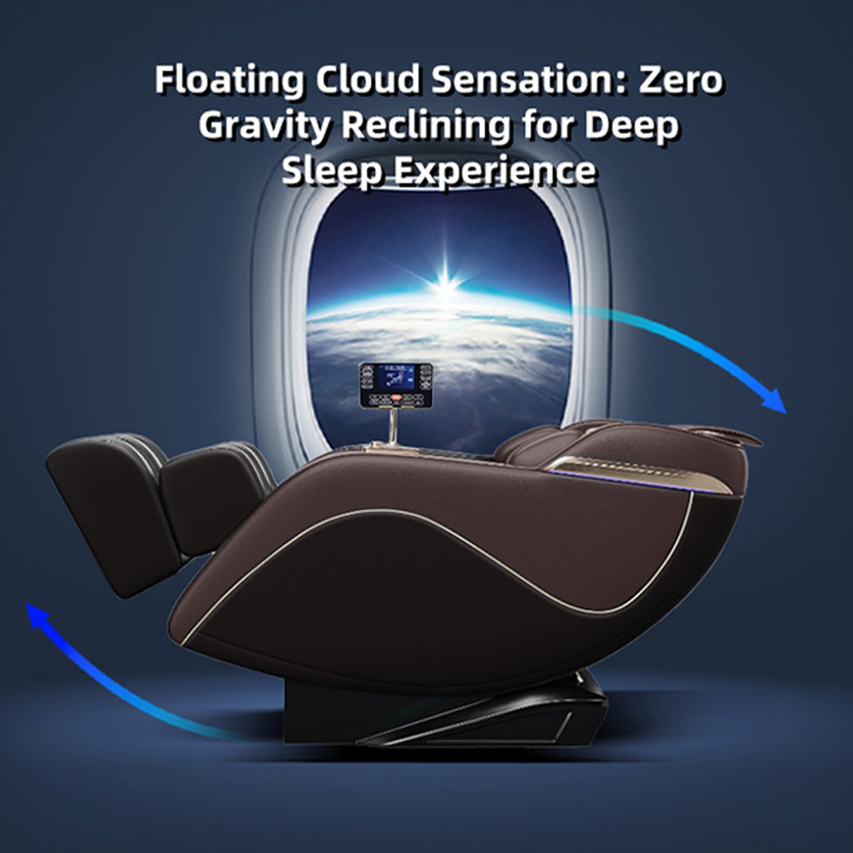 VUYSUYVY 4D Massage Chair, Zero Gravity Full Body Shiatsu Massage Chair Recliner W/SL-Track, Heat, Deep Stretch, Body Scan, Airbag, Foot Roller, 2025 Intelligent Massage Chairs for Relaxation VUYSUYVY