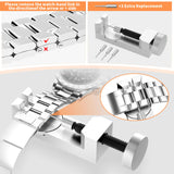 Watch Link Removal Kit, BYNIIUR Watch Repair Kit, Watch Case Opener Spring Bar Tools, Watch Battery Replacement Tool Kit, Watch Band Link Pin Tool Set with Carrying Case and Instruction Manual BYNIIUR