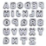 26 Pack Letter Candle Molds - Alphabet & Clay Molds for Resin Casting & Candle Making EVERELAM