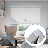 Motorized Roller Shade, Fabric Sample of 50%/70% Blackout Smart Blind WEFFORT