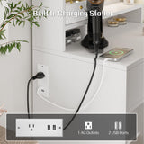 Haewon White Small Vanity Desk Set with Mirror and Lights, Mini Makup Table with Chargin Station and Storage Chair for Compact Space Bedroom Haewon