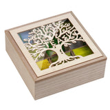 handrong Tea Box Organizer,Wood Teas Bag Holder,Tea Organizers and Storage,Tea Organizer for Teas Bags Coffee Packet for Home Kitchen Office handrong