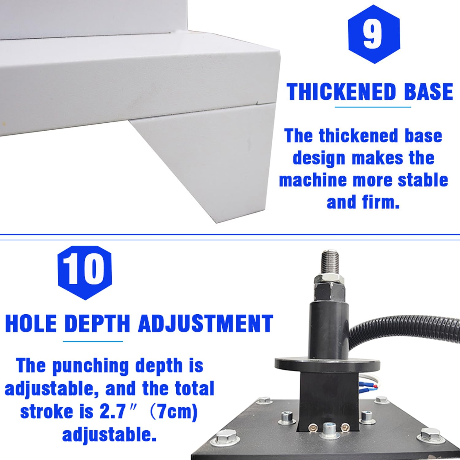 INTBUYING Pneumatic Hinge Boring Insertion Machine Hinge Boring Drill Press Machine Woodworking Hinge Drilling Machine - WoodArtSupply