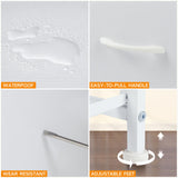 Dresser for Bedroom, 7 Storage Drawers, Wide Fabric Closet Chests Organizer Tower Furniture, TV Stand for TV up to 45 inch with Wooden Top Metal Frame for Clothes, Kids, Living Room, Hallway, Entryway DUMOS