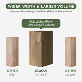 Aoxun 12' x 16' Outdoor Wood Gazebo, Hardtop Gazebo Permanent Wooden Pavilion with Galvanized Steel Double Roof, for Patio, Garden, Backyard, Cedar Wood Aoxun