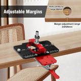 Parknshop Original 35mm Hinge Jig，Drilling Hole Puncher Hinge Jig Drill Guide Locator，Cabinet Hinge Jig for Door Cabinets Hinges Mounting parknshop