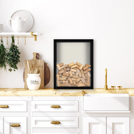 Americanflat 11x14 Shadow Box Frame with Shatter-Resistant Glass - Silhouette Collection - Large Shadow Box Display Case for Tabletop and Wall Display - Black with Soft Felt Back Americanflat