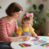 PERFECTSIGHT Cute 5D Diamond Art Kits, Kawaii DIY Painting Art for Adults Teen, 4 Pack Diamond Arts and Crafts Sets, Big Gem Full Drill Diamond Dots for Women (Panda+Kitty+Alpaca+Fox) PERFECTSIGHT