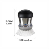 OXO SteeL Soap Dispensing Palm Brush OXO