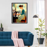 SKRYUIE 5D Piano Diamond Painting Kits - DIY Diamond Art Kits for Adults Woman, Full Round Drill - Crystal Cross Stitch - Adults Craft for Wall & Office Decor - 30x40cm SKRYUIE