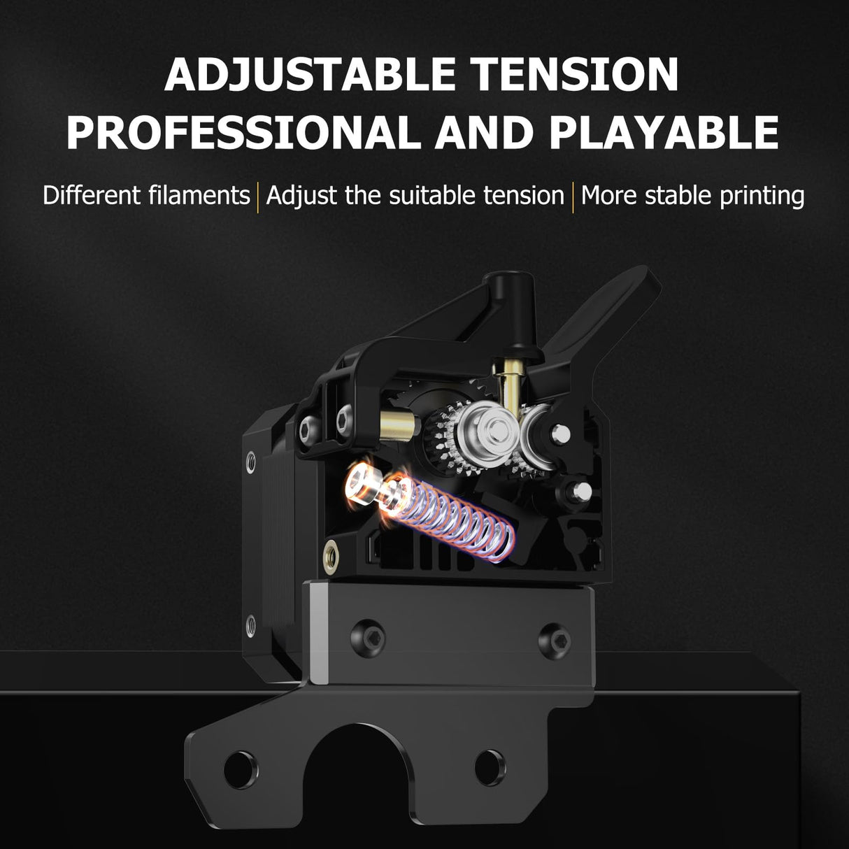 Official Creality Direct Drive Sprite Extruder Kit Upgrade, Dual Gear Extruder SE for Creality Ender 3/Ender 3 V2/Ender 3 Pro/Ender 5/Ender 5 Pro/Ender 5 Plus/CR 10 3D Printers UNIDO