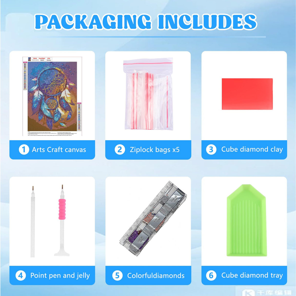 RICUVED Diamond Art Kits for Adults, Diamond Art Kits Full Round Drill Dreamcatcher Diamond Art, Starry Sky Diamond Gem Dots Art and Crafts for Gift Home Wall Decor 12x16Inch RICUVED