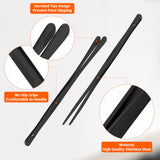 Tifanso Kitchen Tongs for Cooking - 2PCS 12" Stainless Steel Cooking Tongs Tweezers, Metal Fine Kitchen Utensils with Precision Serrated Tips, Professional Chef Tweezers for Serving, BBQ, Pasta, Salad tifanso