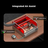 Creality Falcon2 Pro 22W Laser Engraver - Laser Cutter with Integrated Enclosure, Intelligent Camera, 500mm/s, Air Assist, Laser Cutter and Engraver Machine for Batch Process Wood, Acrylic and Metal Creality