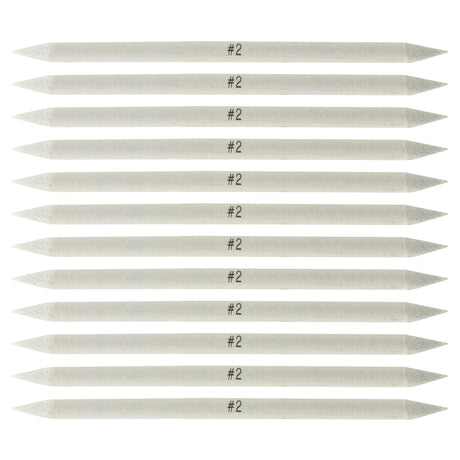 Creative Mark Blending Stumps - Solid Double-Ended Blending Stumps for Blending Charcoal, Pencils, Pastels, and More! - [Size # 2-12 Count] Cezanne